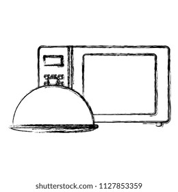 mocrowave oven with tray