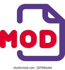 MOD digital music file types produced include sequencing information and waveform samples