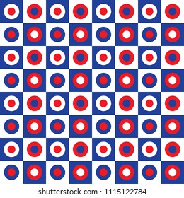 Mod Target Roundel Raf Seamless Wallpaper