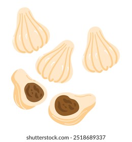 Modak sweet from the inside indian food