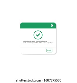 Modal window icon .Vector illustration