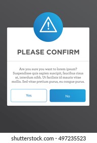 Modal Window for Mobile UI and UX interface and experience design