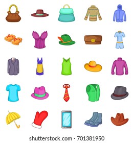 Mode Icons Set Cartoon Set 25 Stock Vector (Royalty Free) 701381950 ...