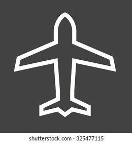 Mode, phone, airplane icon vector image. Can also be used for mobile apps, phone tab bar and settings. Suitable for use on web apps, mobile apps and print media