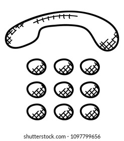 
Mode of telecommunication telephone 
