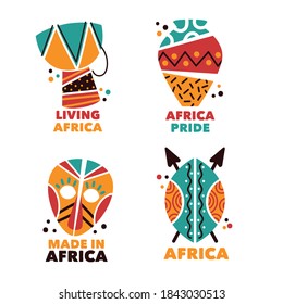 modearn africa logo template collection