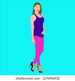  model girl vector