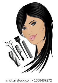 Model and hair set