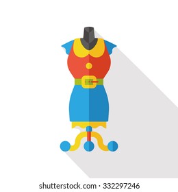 model hanger flat icon