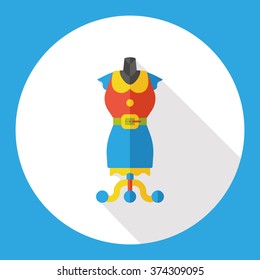 model hanger flat icon