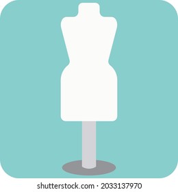 Model mannequin, illustration, vector, on a white background.