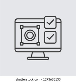 Model Preparation Modern Simple Vector Icon