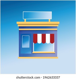 modelo de restaurant.blue color, para usar iconos.