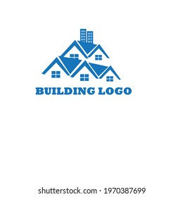 model or sample building flat or minimalist logo