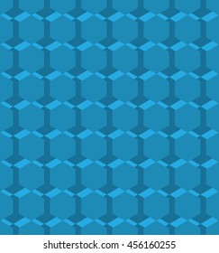 model template polyhedra and honeycombs seamless. vector illustration