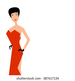 model vector eps.10 ,fashion design