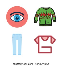 model vector icon set