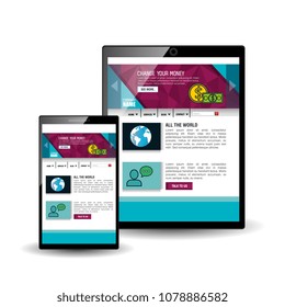 model website at device electronic