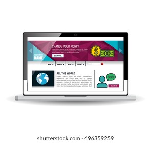 model website at device electronic