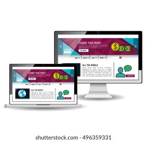 model website at device electronic