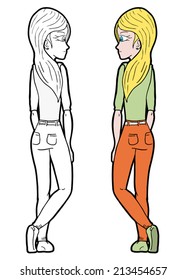 Model woman