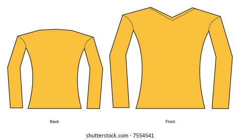 A model of a woman t-shirt vector design