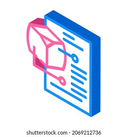 modeling data science isometric icon vector. modeling data science sign. isolated symbol illustration