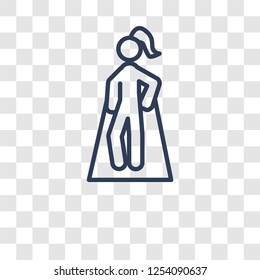 Modeling icon. Trendy Modeling logo concept on transparent background from Activity and Hobbies collection