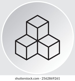 Modeling outline icon. Planning, scheme, dimension, project, measurement, floor plan and more.