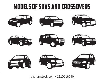 models of SUVs and crossovers