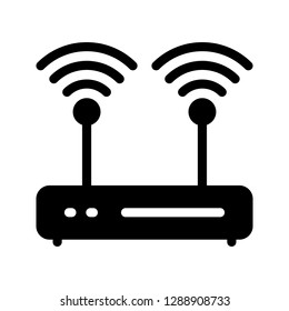 modem glyph icon
