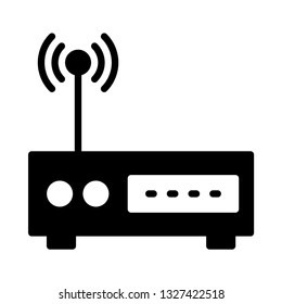 modem glyph icon