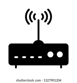 modem glyph icon
