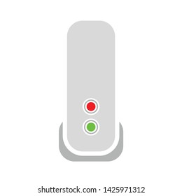 modem icon. flat illustration of modem vector icon for web