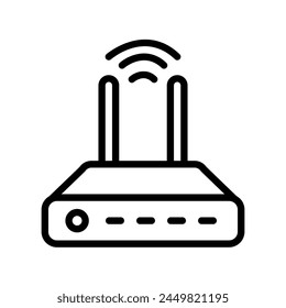 Modem icon, internet, connection, network, communication, editable vector, pixel perfect, illustrator ai file