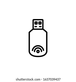 modem icon. Perfect for application, web, logo and presentation template. icon design line style