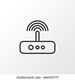 Modem Icon Symbol. Premium Quality Isolated Switch Element In Trendy Style.