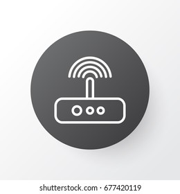 Modem Icon Symbol. Premium Quality Isolated Switch Element In Trendy Style.
