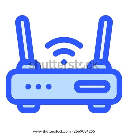 Modem icon symbol. Vector illustration.