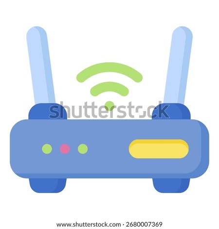Modem icon symbol. Vector illustration.