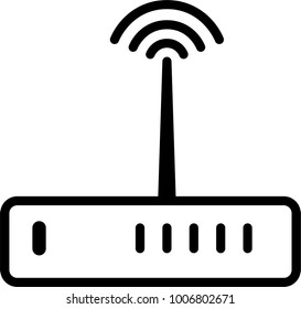 Modem Icon, Modem Vector Art Illustration