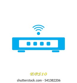 modem icon, vector illustration EPS 10