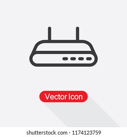 Modem Icon Vector Illustration Eps10