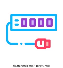 modem internet device color icon vector. modem internet device sign. isolated symbol illustration