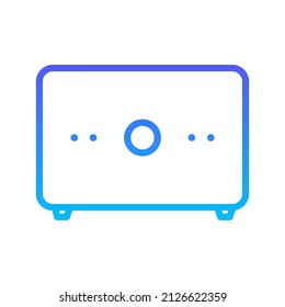 Modem Line Gradient Icon Design