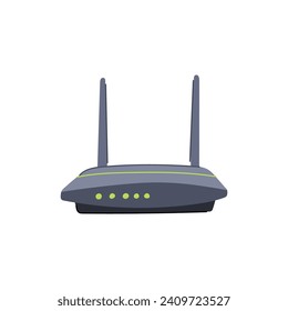 modem router cartoon. wifi wireless, broadband network, ethernet home modem router sign. isolated symbol vector illustration