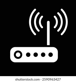 modem or router icon, vector illustration 