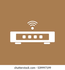 modem, router, icon, vector illustration EPS 10