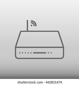 Modem Router Vector Icon Illustration