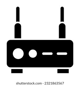 Modem Vector Glyph Icon For Personal And Commercial Use.
